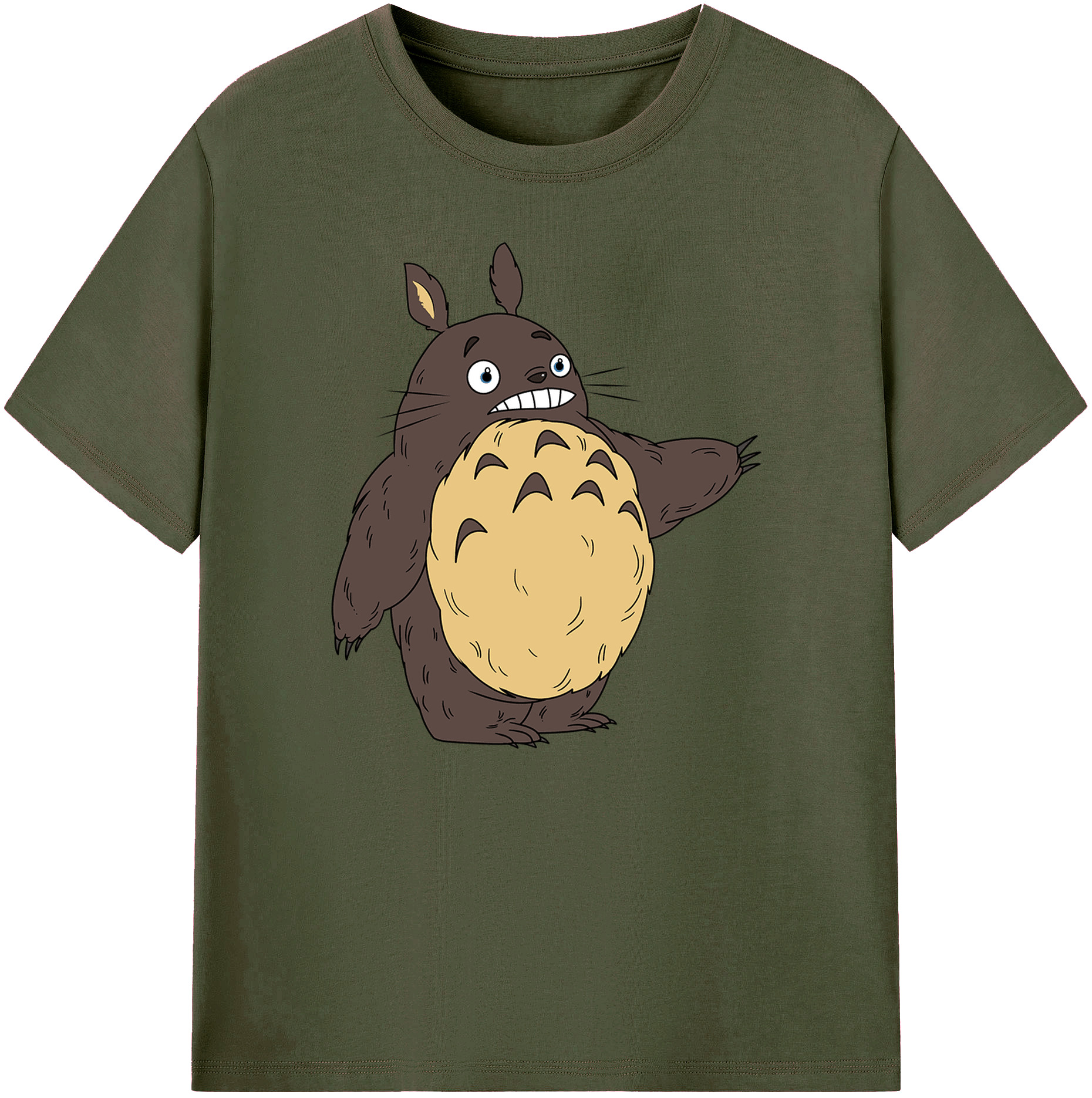 （画像用） となりのトトロ 草壁メイ 草壁サツキ My Neighbor Totoro Satsuki Kusakabe Mei Kusakabe 綿100％ メンズ半袖Tシャツ｜肌触りやわらか＆通気性